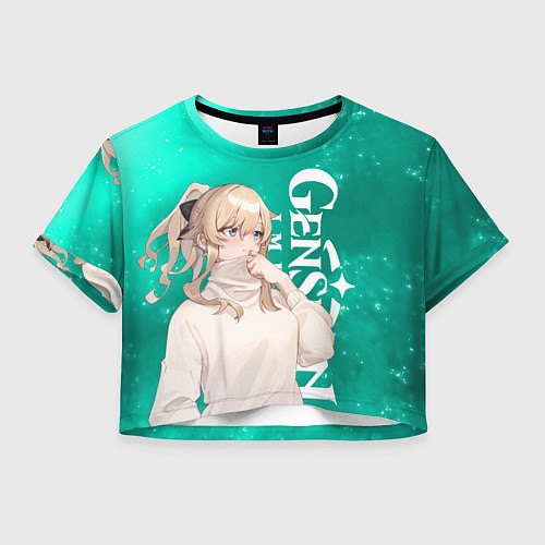 Женский топ ДЖИНН В СВИТЕРЕ JINN / 3D-принт – фото 1