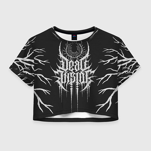 Женский топ Dead Inside Мрак / 3D-принт – фото 1