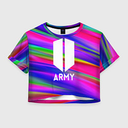 Женский топ BTS ARMY RAIBOW