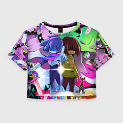 Женский топ Deltarune - Легенда о Руне Дельта