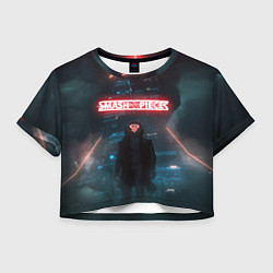 Футболка 3D укороченная женская Smash Into Pieces Big Bang Neon man, цвет: 3D-принт