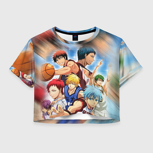 Женский топ KUROKO BASKETBALL КОМАНДА / 3D-принт – фото 1