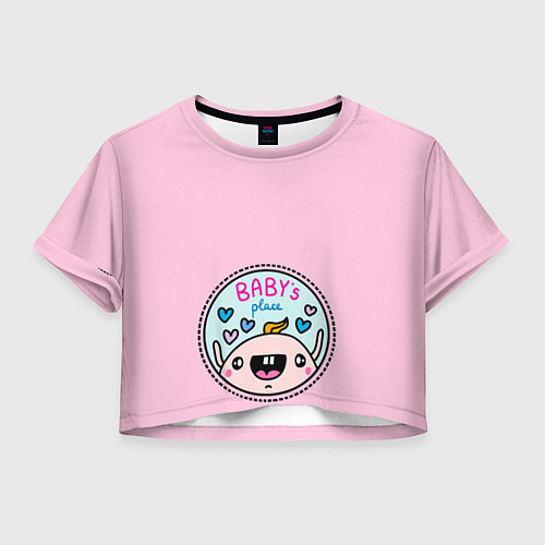 Женский топ Babys place / 3D-принт – фото 1