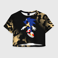 Женский топ SONIC EXE Камуфляж