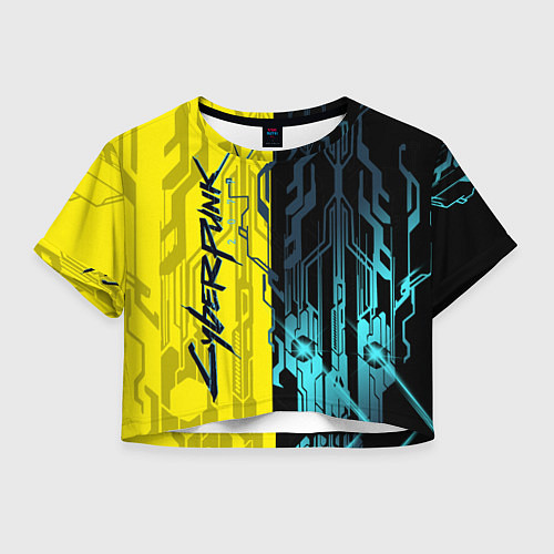 Женский топ CYBERPUNK 2077 Логотип / 3D-принт – фото 1