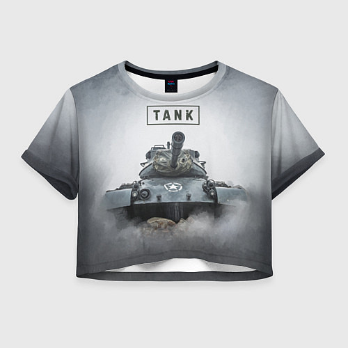 Женский топ TANK / 3D-принт – фото 1