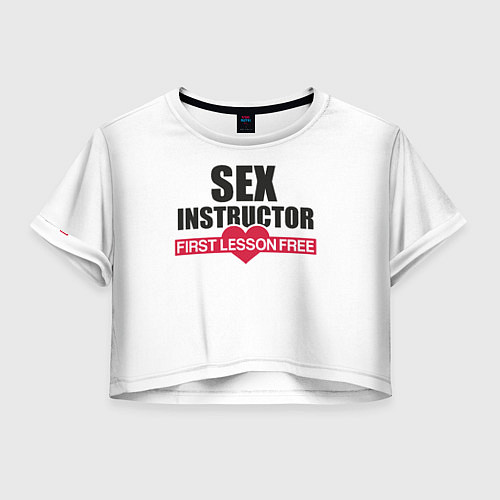 Женский топ Секс Инструктор SEX INSTRUCTOR / 3D-принт – фото 1