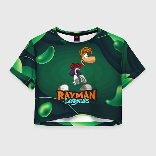 Женский топ Rayman Legends Green / 3D-принт – фото 1