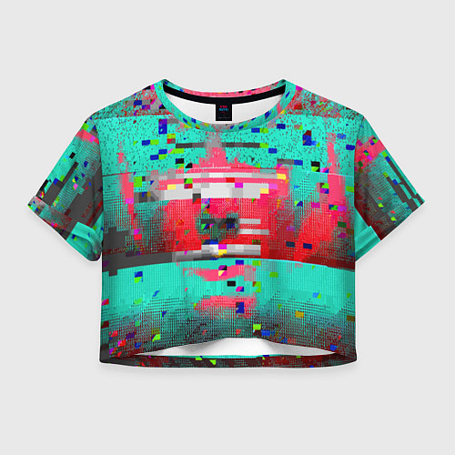 Женский топ Fashion glitch 2088 / 3D-принт – фото 1