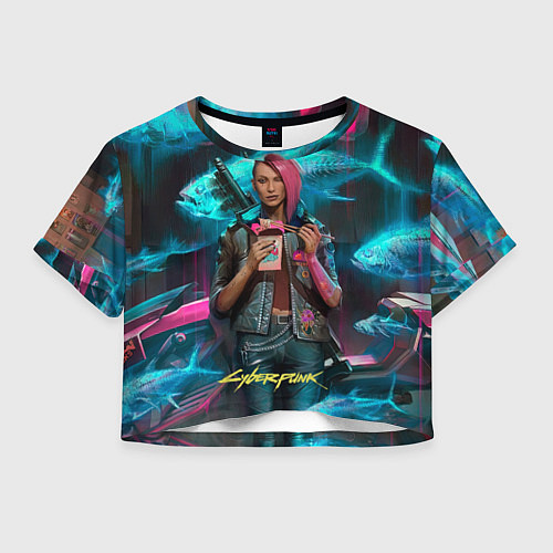 Женский топ Cyberpunk Ви / 3D-принт – фото 1
