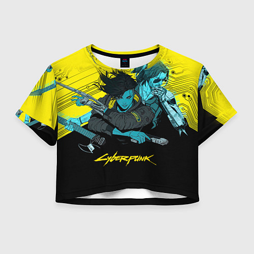 Женский топ Ви и Джонни Cyberpunk 2077 Vi johnny / 3D-принт – фото 1