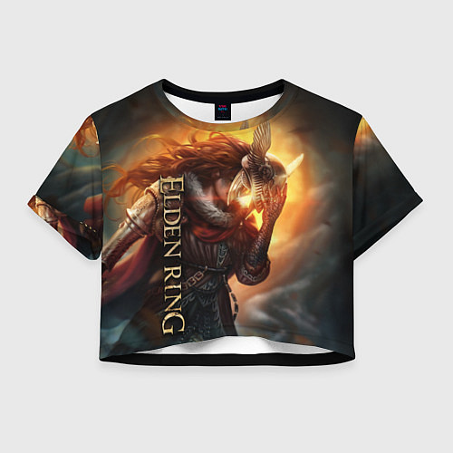 Женский топ ELDEN RING - ЕЛДЕН РИНГ ВАЛЬКИРИЯ / 3D-принт – фото 1