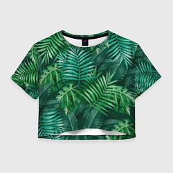 Женский топ Tropical plants pattern