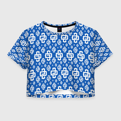 Женский топ Blue Pattern Dope Camo Dope Street Market / 3D-принт – фото 1