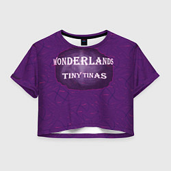 Футболка 3D укороченная женская Tiny Tinas Wonderlands Галактика, цвет: 3D-принт