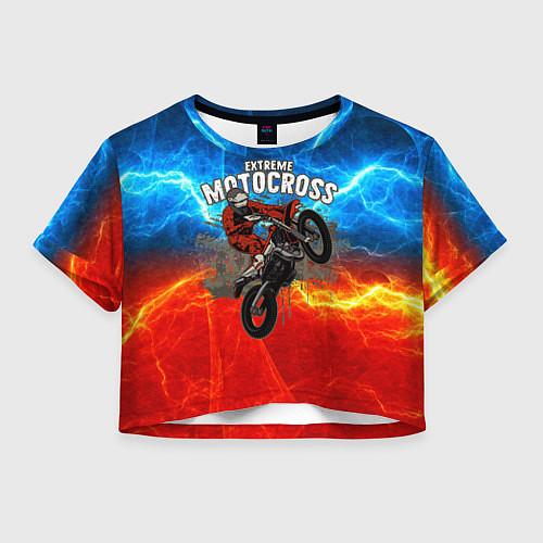 Женский топ Extreme Motocross / 3D-принт – фото 1