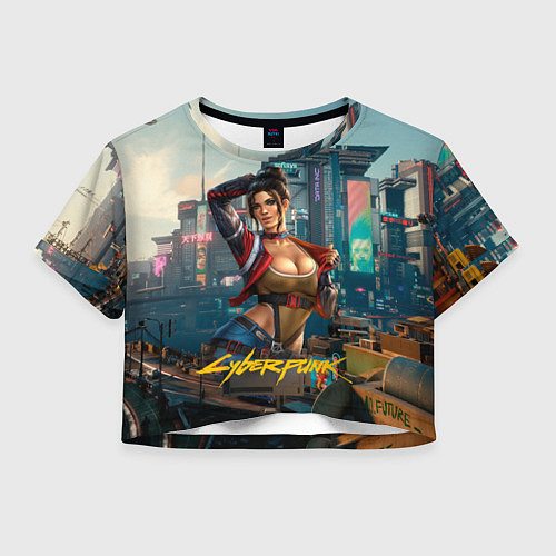 Женский топ Panam Cyberpunk2077 18 / 3D-принт – фото 1