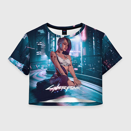 Женский топ Jydy cyberpunk2077 / 3D-принт – фото 1