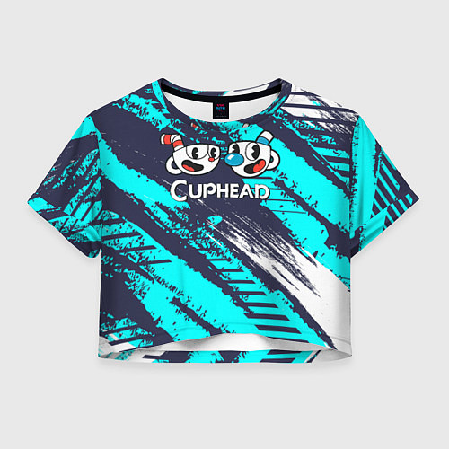 Женский топ Cuphead две чашечки / 3D-принт – фото 1