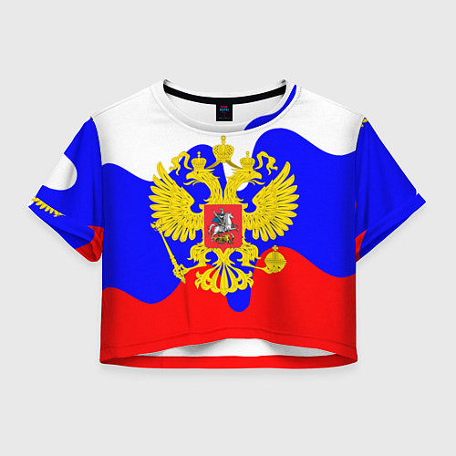 Женский топ Герб россии герб / 3D-принт – фото 1