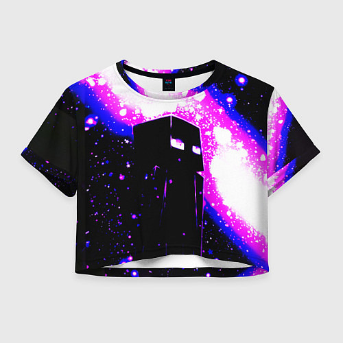 Женский топ MINECRAFT - CREEPER / 3D-принт – фото 1