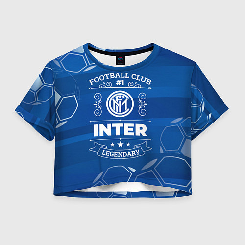 Женский топ Inter FC 1 / 3D-принт – фото 1