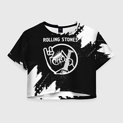 Женский топ Rolling Stones - КОТ - Краска