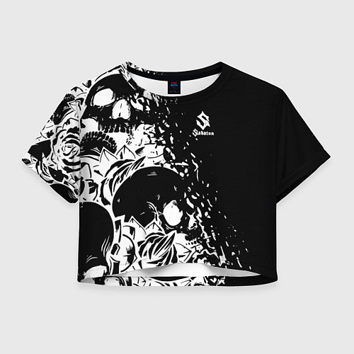 Женский топ Sabaton - сабатон черепа / 3D-принт – фото 1