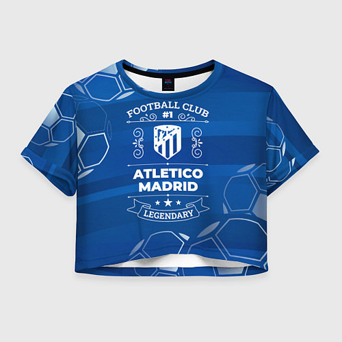 Женский топ Atletico Madrid FC 1 / 3D-принт – фото 1