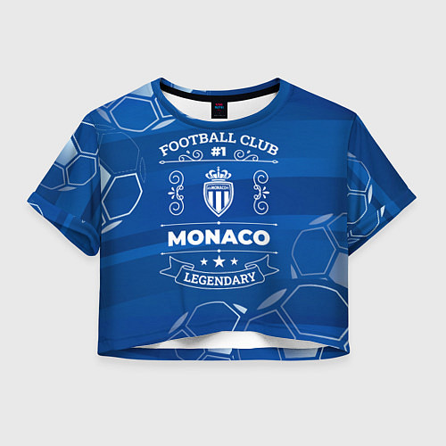 Женский топ Monaco Football Club Number 1 / 3D-принт – фото 1