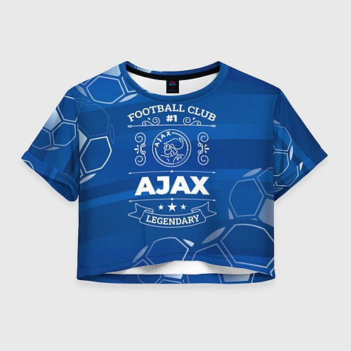 Женский топ Ajax Football Club Number 1 / 3D-принт – фото 1