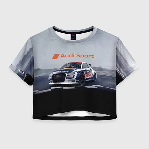 Женский топ Ауди Спорт Гоночная команда Audi sport Racing team / 3D-принт – фото 1