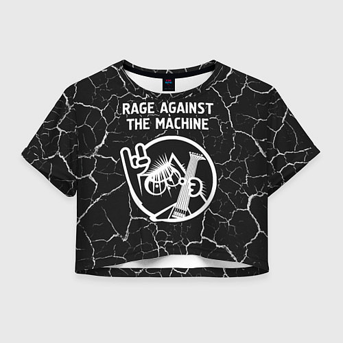 Женский топ Rage Against The Machine КОТ Трещины / 3D-принт – фото 1