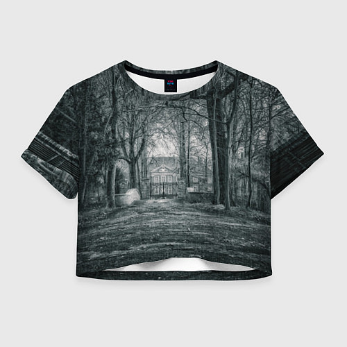 Женский топ Мрачный особняк / 3D-принт – фото 1