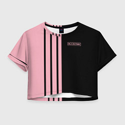 Женский топ BLACKPINK HALF BLACK-PINK MINI LOGO