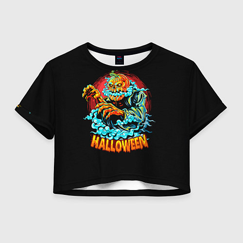 Женский топ HALLOWEEN HOLIDAY / 3D-принт – фото 1