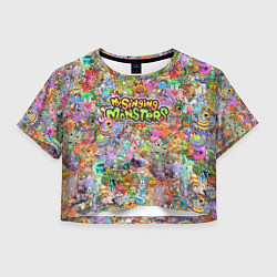 Женский топ MY SINGING MONSTERS ПЕРСОНАЖИ