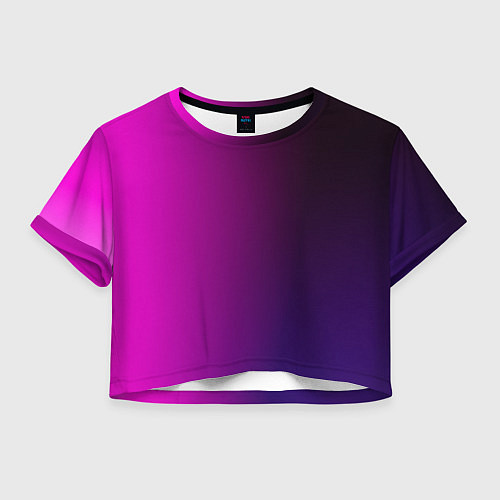 Женский топ VIOLET gradient / 3D-принт – фото 1