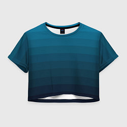 Женский топ Blue stripes gradient