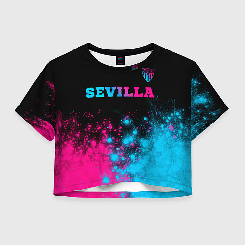 Женский топ Sevilla Neon Gradient / 3D-принт – фото 1