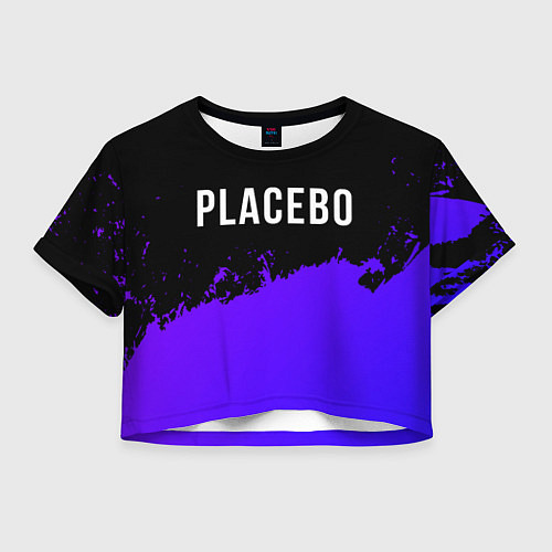 Женский топ Placebo Purple Grunge / 3D-принт – фото 1
