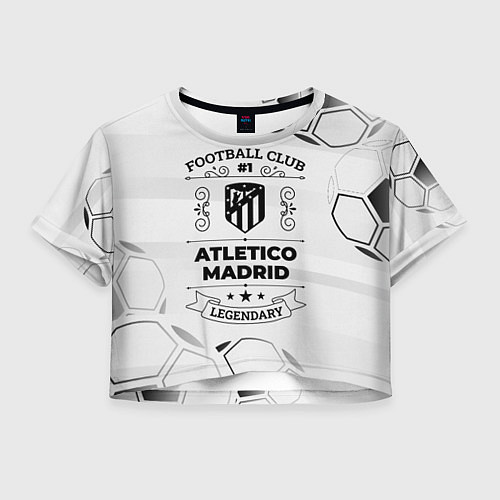Женский топ Atletico Madrid Football Club Number 1 Legendary / 3D-принт – фото 1