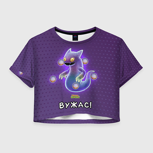 Женский топ My singing monsters Вужас / 3D-принт – фото 1