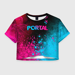 Женский топ Portal Neon Gradient