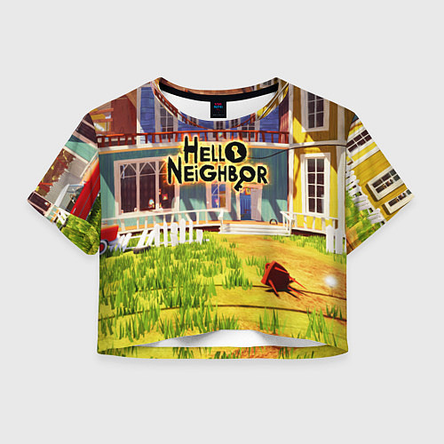 Женский топ Hello Neighbor: Дом / 3D-принт – фото 1