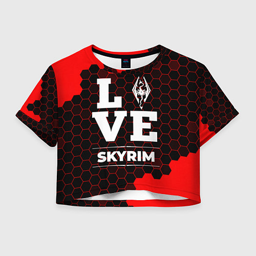 Женский топ Skyrim Love Классика / 3D-принт – фото 1