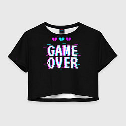 Женский топ Game Over Pixels