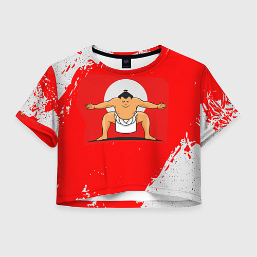 Женский топ ИДИ КО МНЕ ОБНИМУ / 3D-принт – фото 1