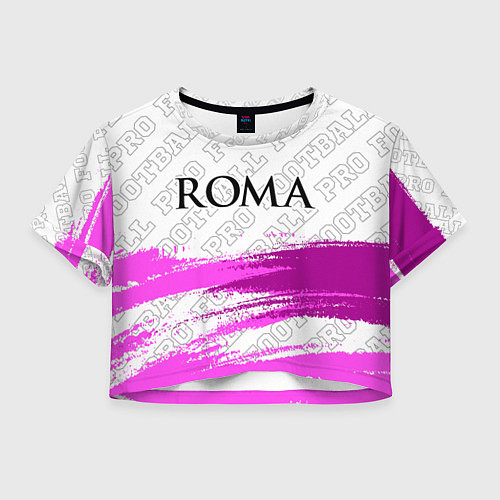 Женский топ Roma pro football: символ сверху / 3D-принт – фото 1