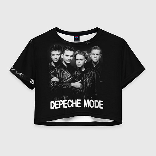 Женский топ Depeche Mode - black & white portrait / 3D-принт – фото 1